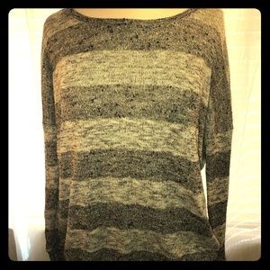 Grey stripped sweater